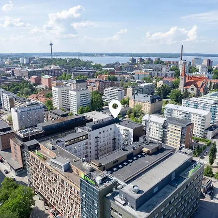 Modern 1br With Balcony Next To Railway Station Tampere